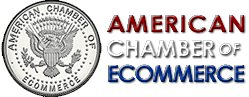 american chamber logo with coin branded with the chamber name